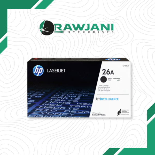 HP 26A Black Original LaserJet Toner Cartridge, CF226A