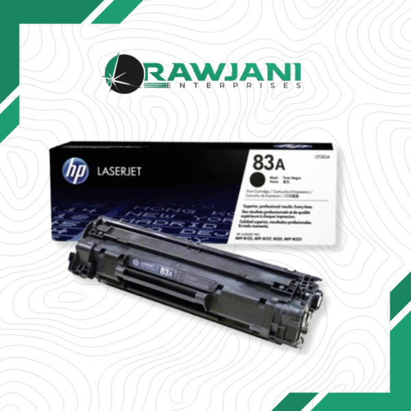 HP 83A Black Original LaserJet Toner Cartridge, CF283A